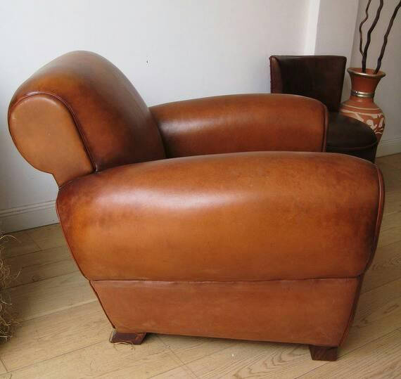 Club Chair model cognac Henry