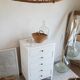 Chiffonnier commode en bois vintage circa années 50