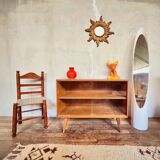 Vintage bookcase shelf sideboard