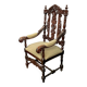 Fauteuil de style Renaissance.