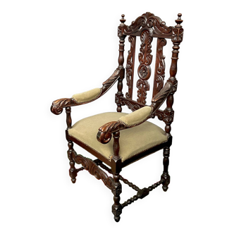 Fauteuil de style Renaissance.