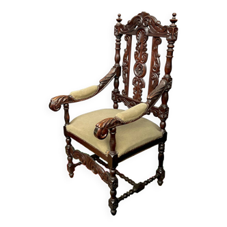 Renaissance style armchair.