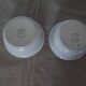 4 Large bowls salad bowls + 2 cups PILLIVUYT blue decoration boat G. CAOUDAL