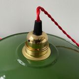 Lot 2 suspensions emaillees vintage 24,5 cm