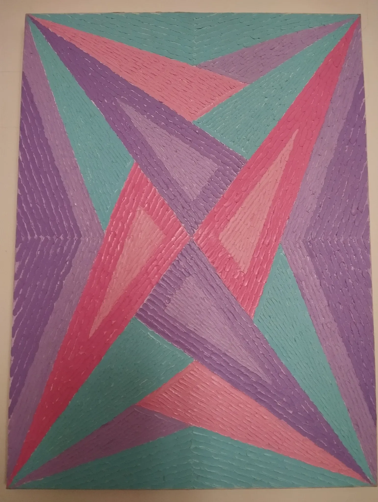 Mireille Housseau Hassid acrylic on canvas signed titled dated 2012