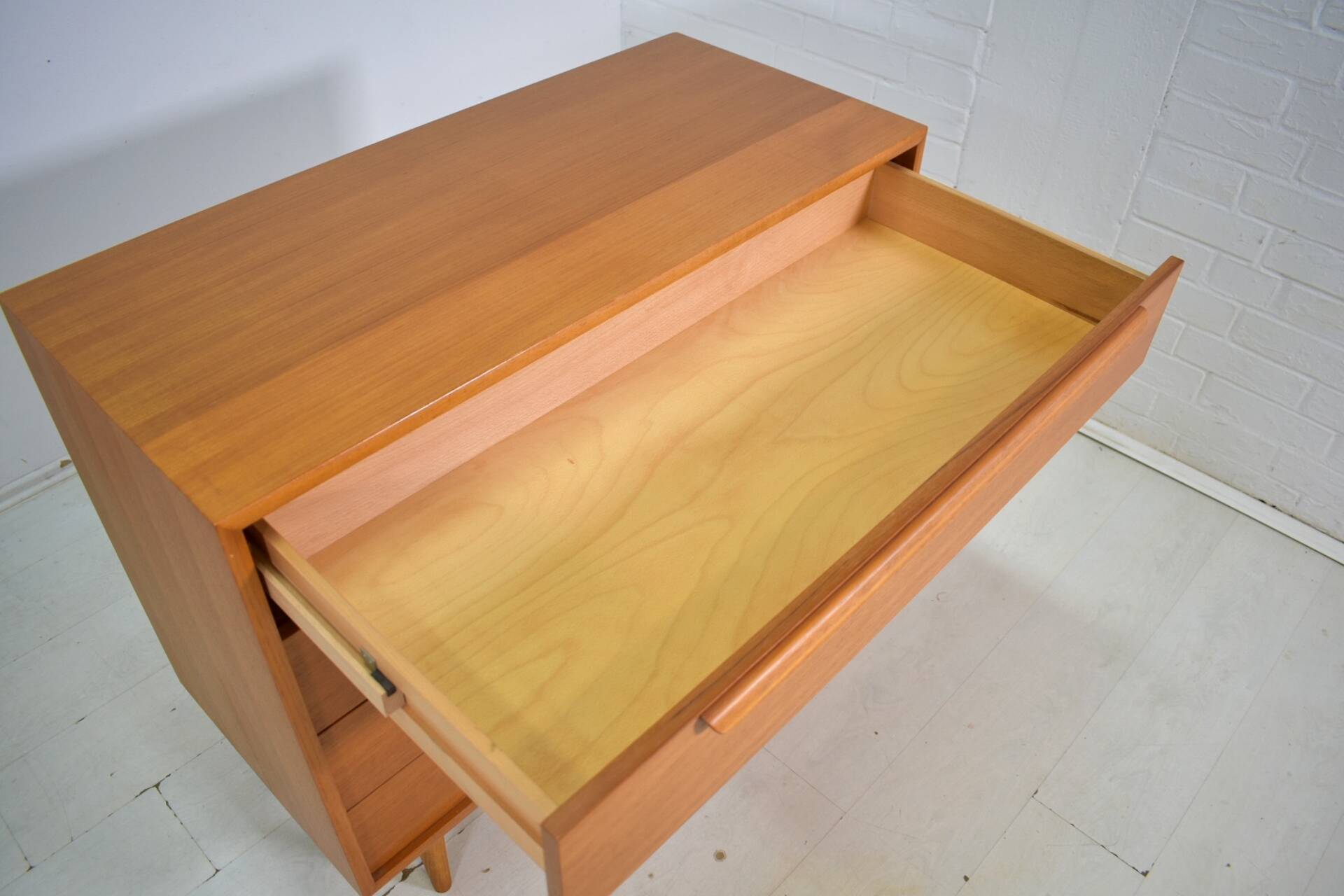 Chest of drawers by WK Möbel 1960s teak sideboard vintage Scandinavian