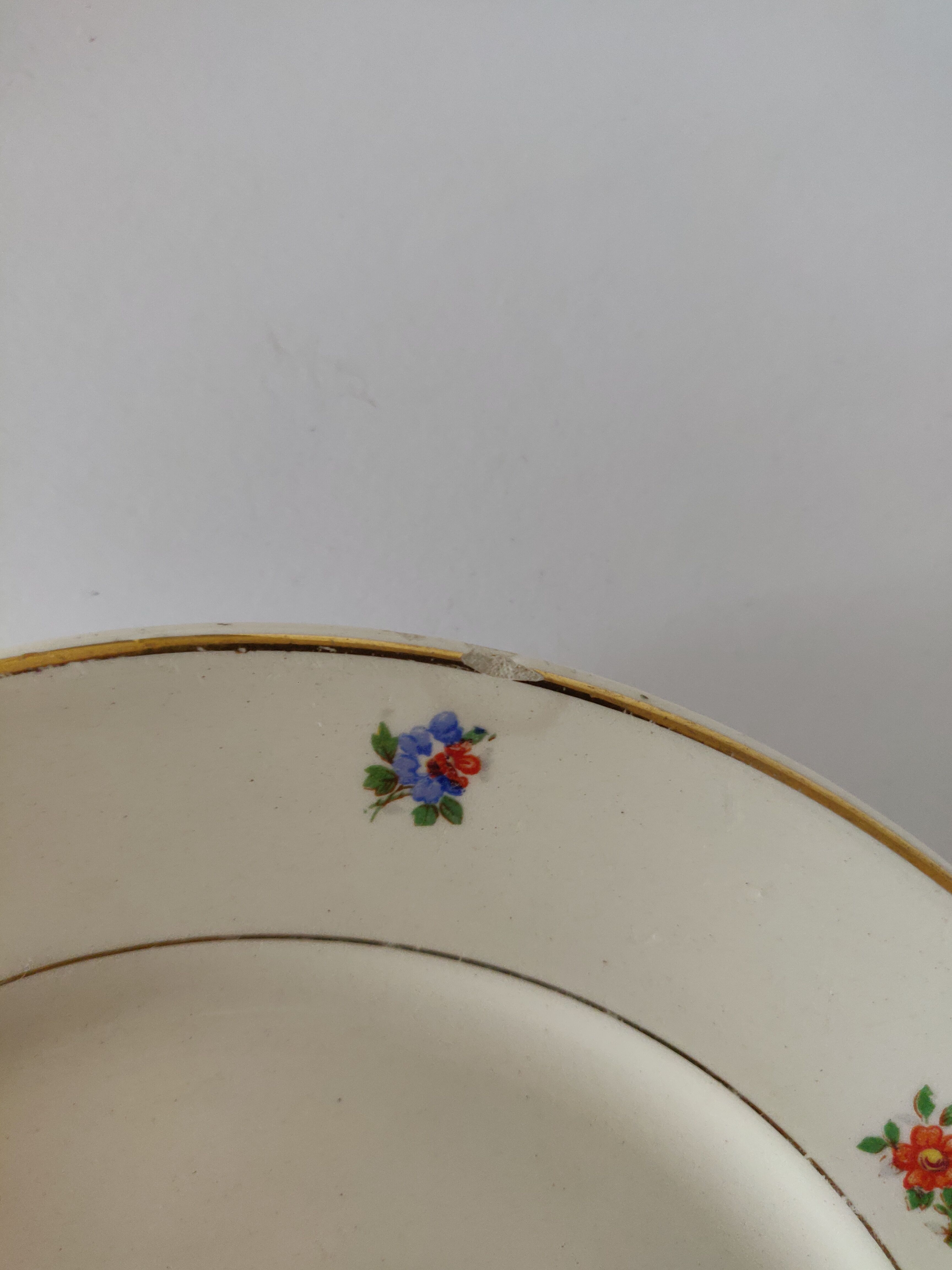 10 Badonviller dessert plates