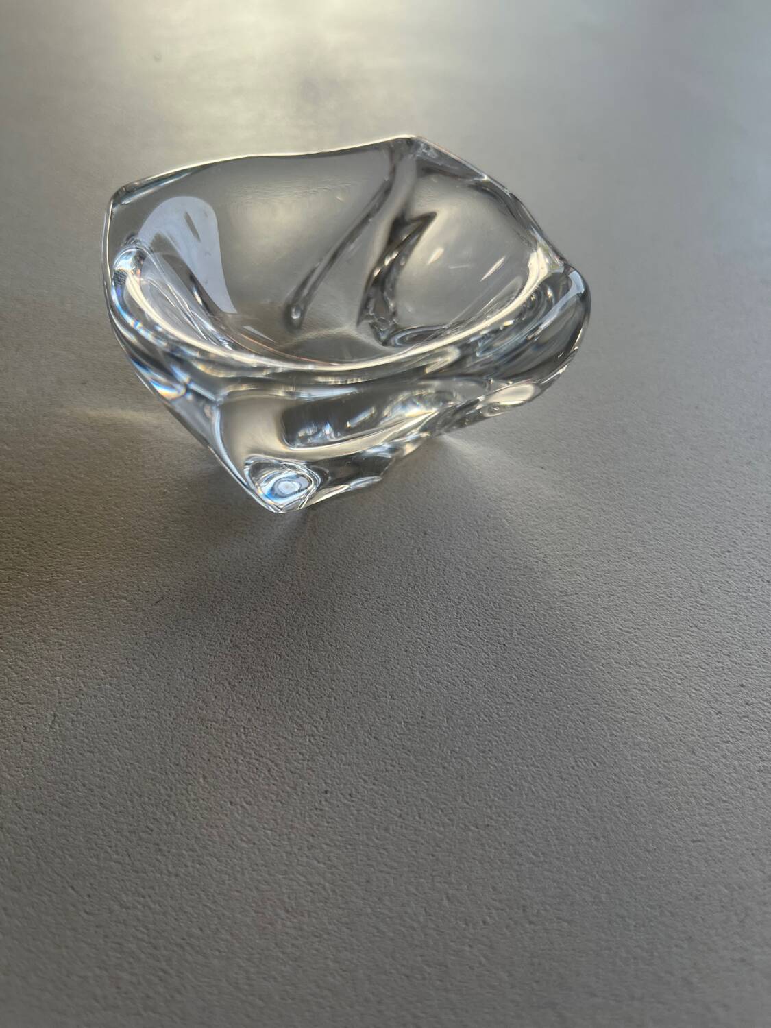 Daum crystal ashtray
