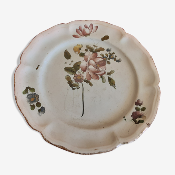 Assiette ancienne  faience de strasbourg