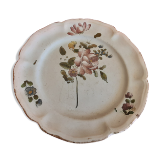 Old plate faience of strasbourg