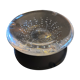 Bubbled crystal ashtray