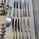 Mid-20th Century Silver Metal Cutlery Set