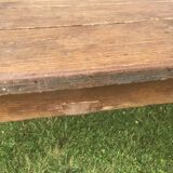 Farmhouse table in pine and beech