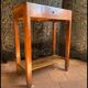 Petite console en noyer epoque art deco