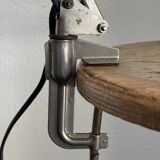 Vintage 1970 Lival P12 architect lamp Finland red steel - 65 cm