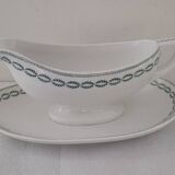 Sarreguemines iron clay sauceboat
