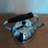 Vintage chrome copper kettle Le Trèfle