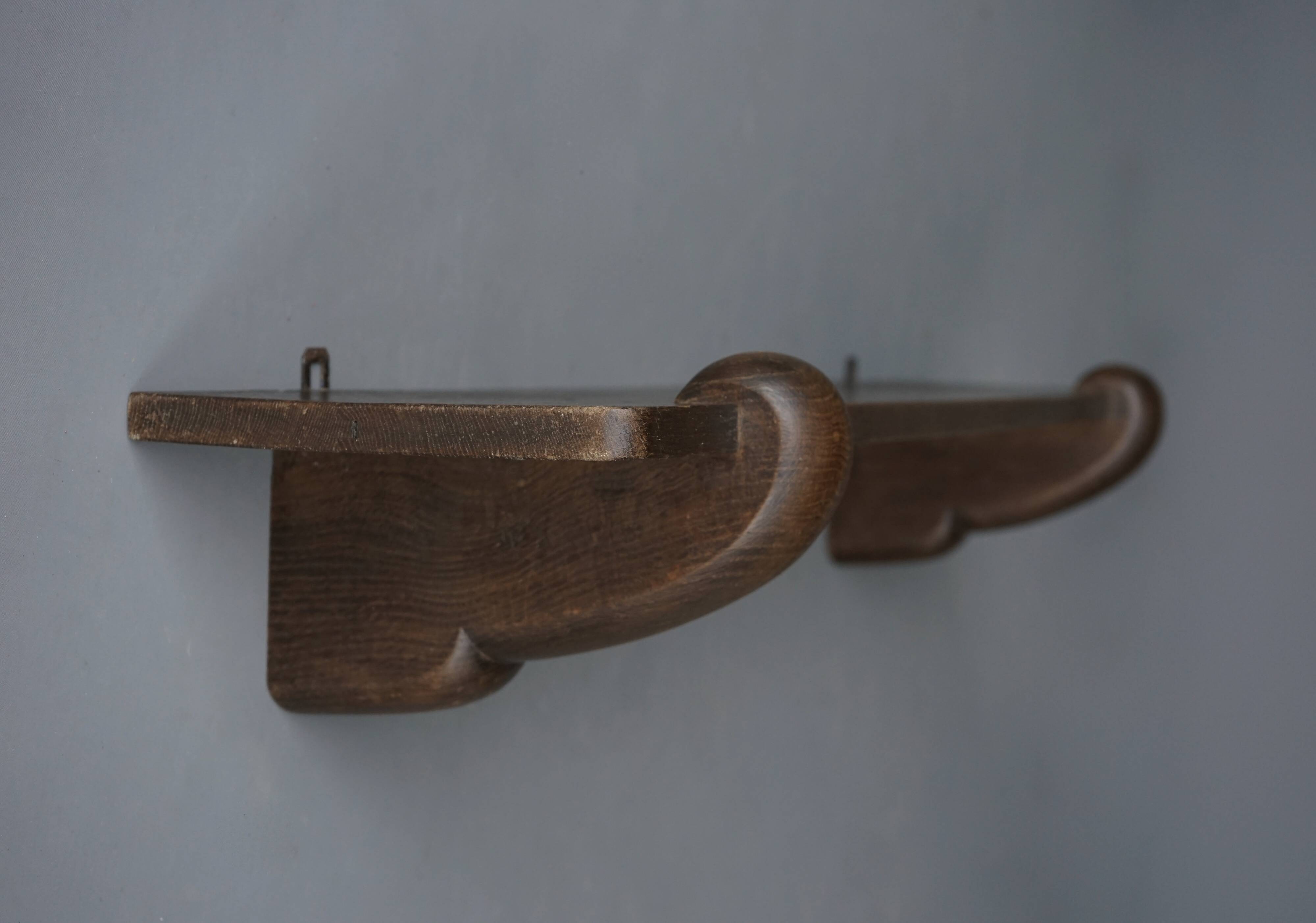 Amsterdam School, Art Deco Wall Shelf, 1920s