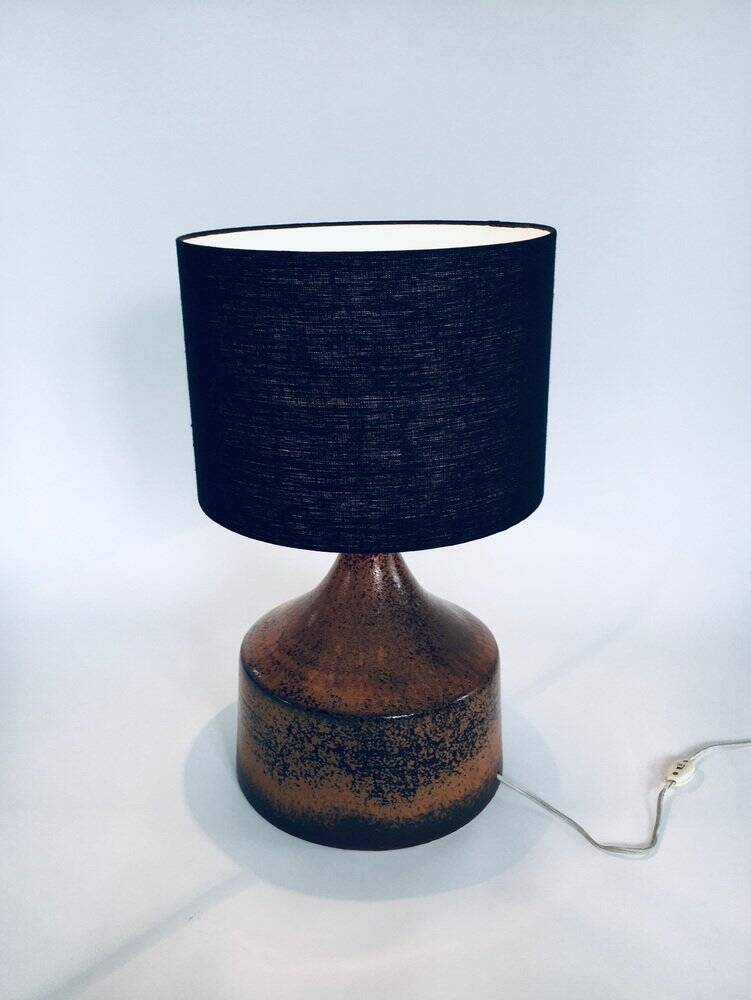 Mid-Century Scandinavian Ceramic Table Lamp from Aypot, Sweden, 1970s
