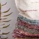 Hand-woven handmade cushion cover made from recycled cotton