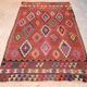 Vintage Turkish kilim handwoven 152x232 cm