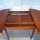 Scandinavian vintage extendable round table