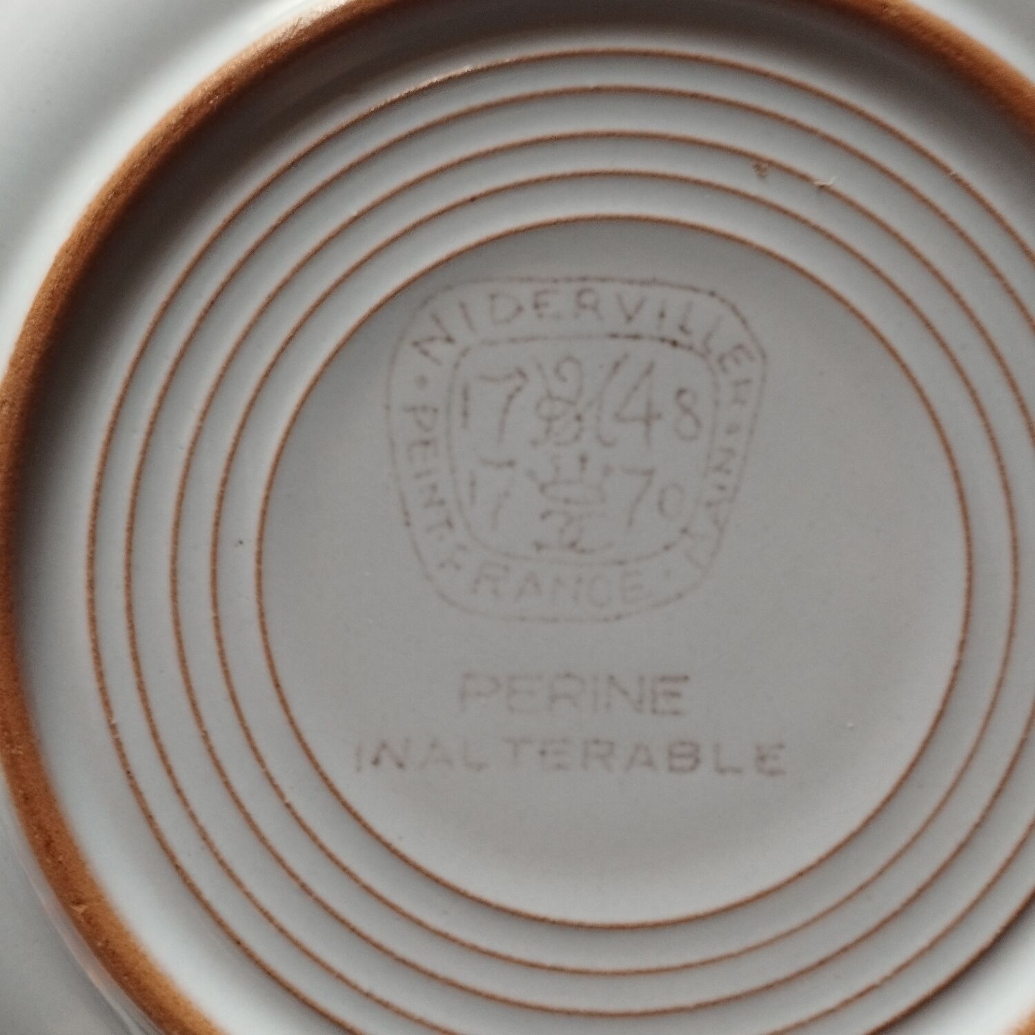 Lot de 3 assiettes à dessert Niderviller