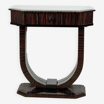 Art Deco console in Makassar ebony - Stylized furniture manufacturer - Retroles