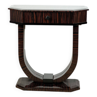 Art Deco console in Makassar ebony - Stylized furniture manufacturer - Retroles