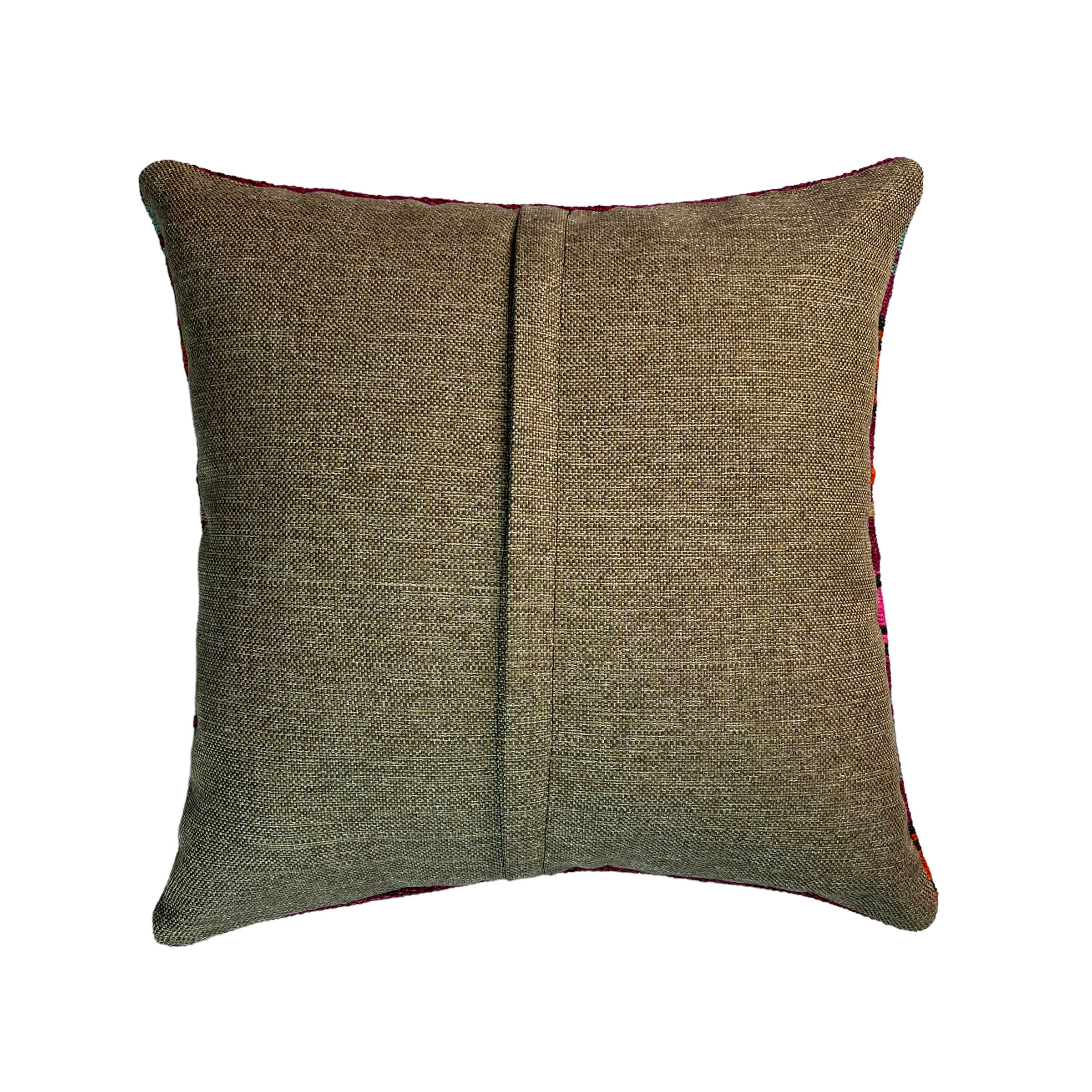 Vintage turkish kilim cushion cover 40 x 40 cm