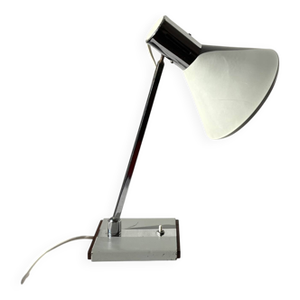 Vintage metal and chrome desk lamp, Italy, 1960s