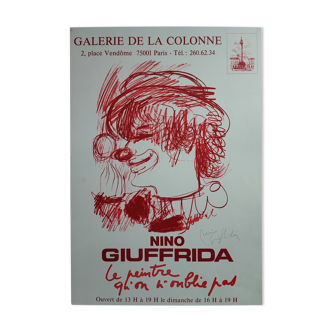 Nino Guiffrida Poster Exhibition Signed Gallery of the Column