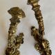 Gilded bronze hook nineteenth, Louis XVI, chimera decoration