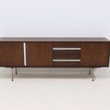 Dutch Minimalist Wenge Wooden Sideboard by Tijsseling 1970s