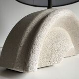 Aerated concrete lamp inspired by albert tormos