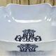 Old large oval dish Brown Westhead Moore & co monogram XIX