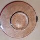 Flat plate by Jérôme Massier, from Vallauris, cracked. Decoration in slight relief.