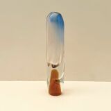 Vase by Josef Hospodka for Chribska in glass, Czechoslovakia 1960