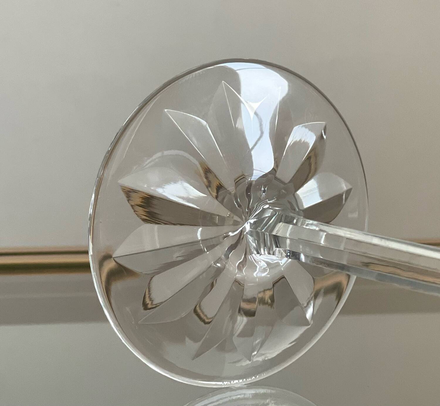 Saint-Louis crystal glass.