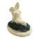 Mid-century Bathing Woman sculpture, ceramic piece.