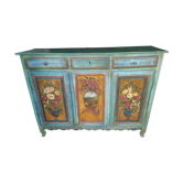 Enfilade peinte, trois portes
