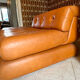Mah Jongde Roche Bobois vintage leather lounge