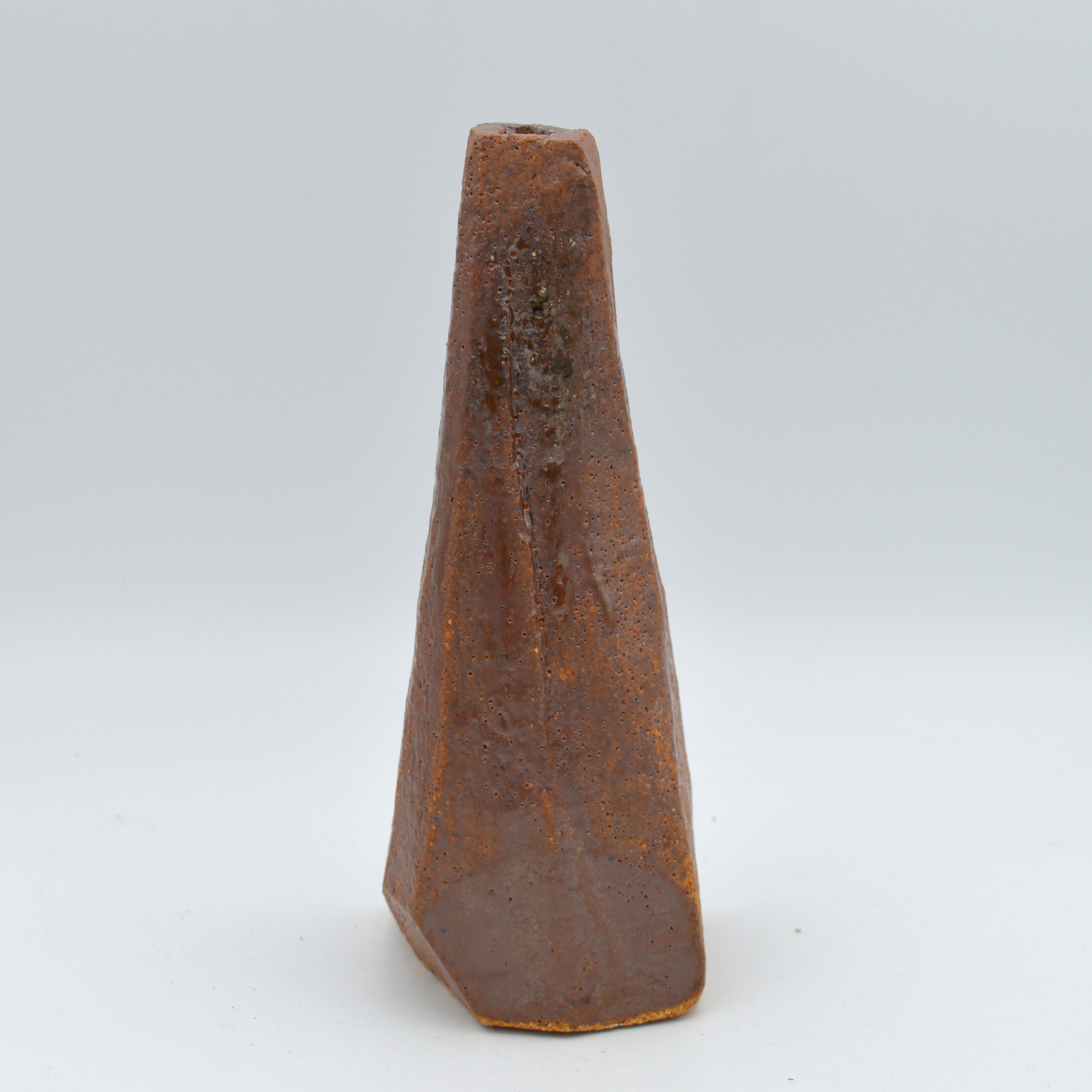 Sculptural sandstone vase
