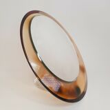 Round table mirror in plexi plexi smoked design 70 17.5x17.5cm