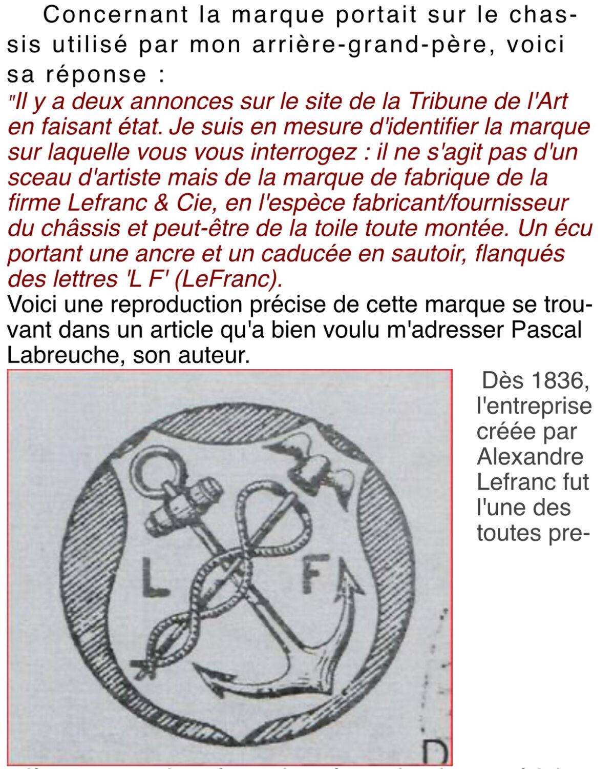 Old painting late eighteenth century