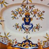 Large Desvres earthenware dish