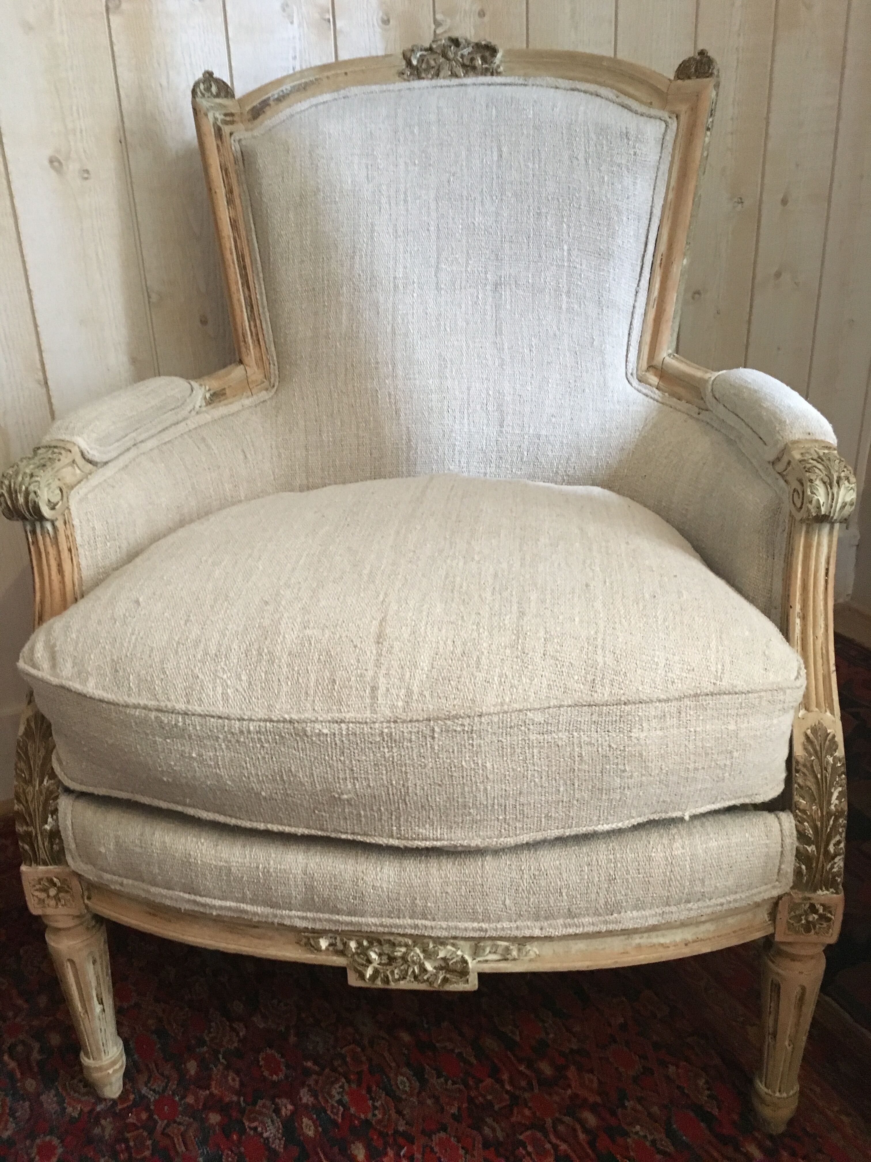 Louis XVI style bergere
