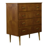 Scandinavian Teak Chest of Drawers, 1960s