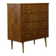 Commode scandinave en teck, années 1960