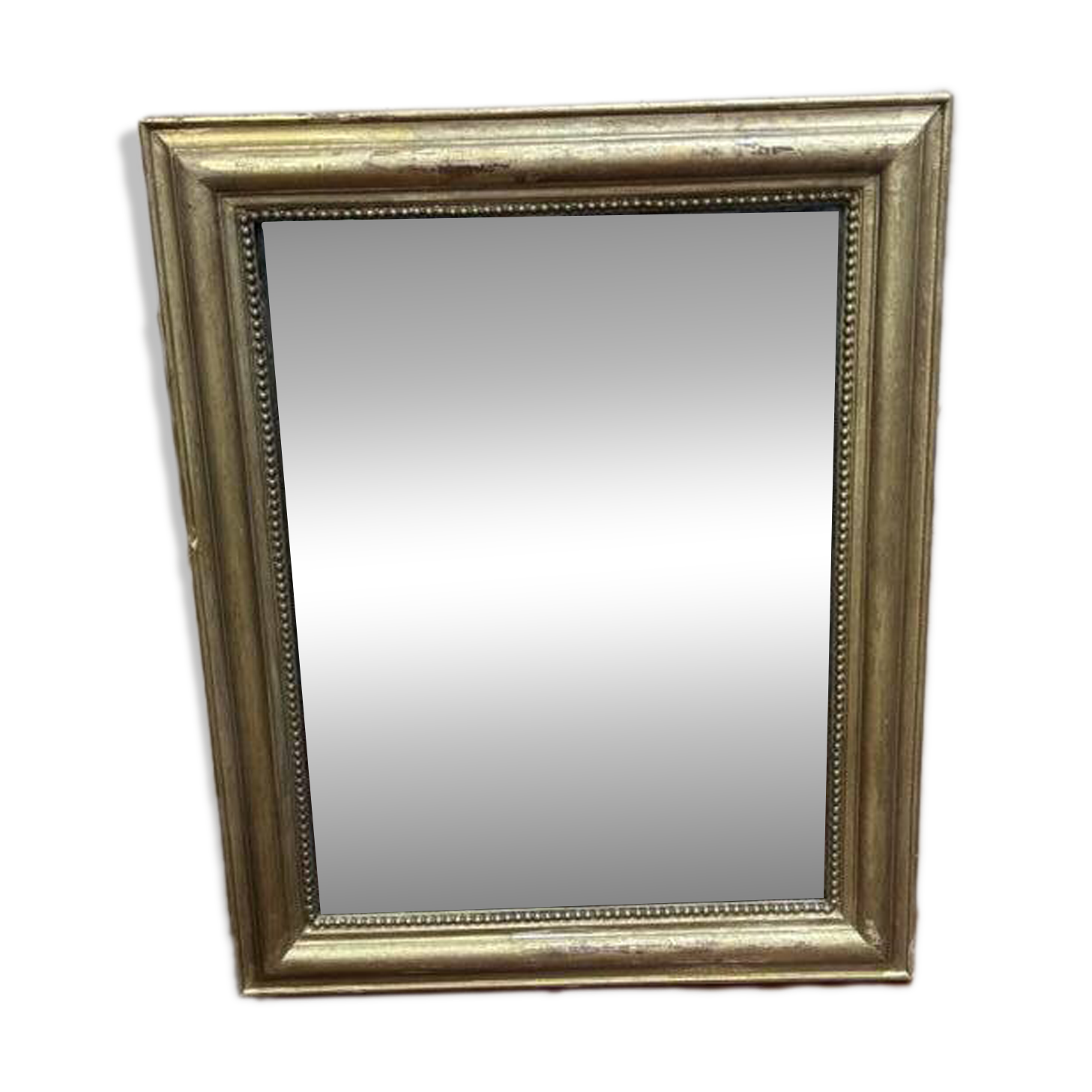 Miroir doré de style Louis XVI